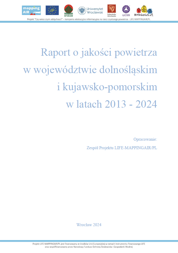 Raport o jakości powietrza 2024
