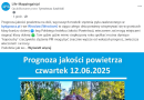 Prognozy jakości powietrza w naszych mediach społecznościowych Prognozy jakości powietrza w naszych mediach społecznościowych